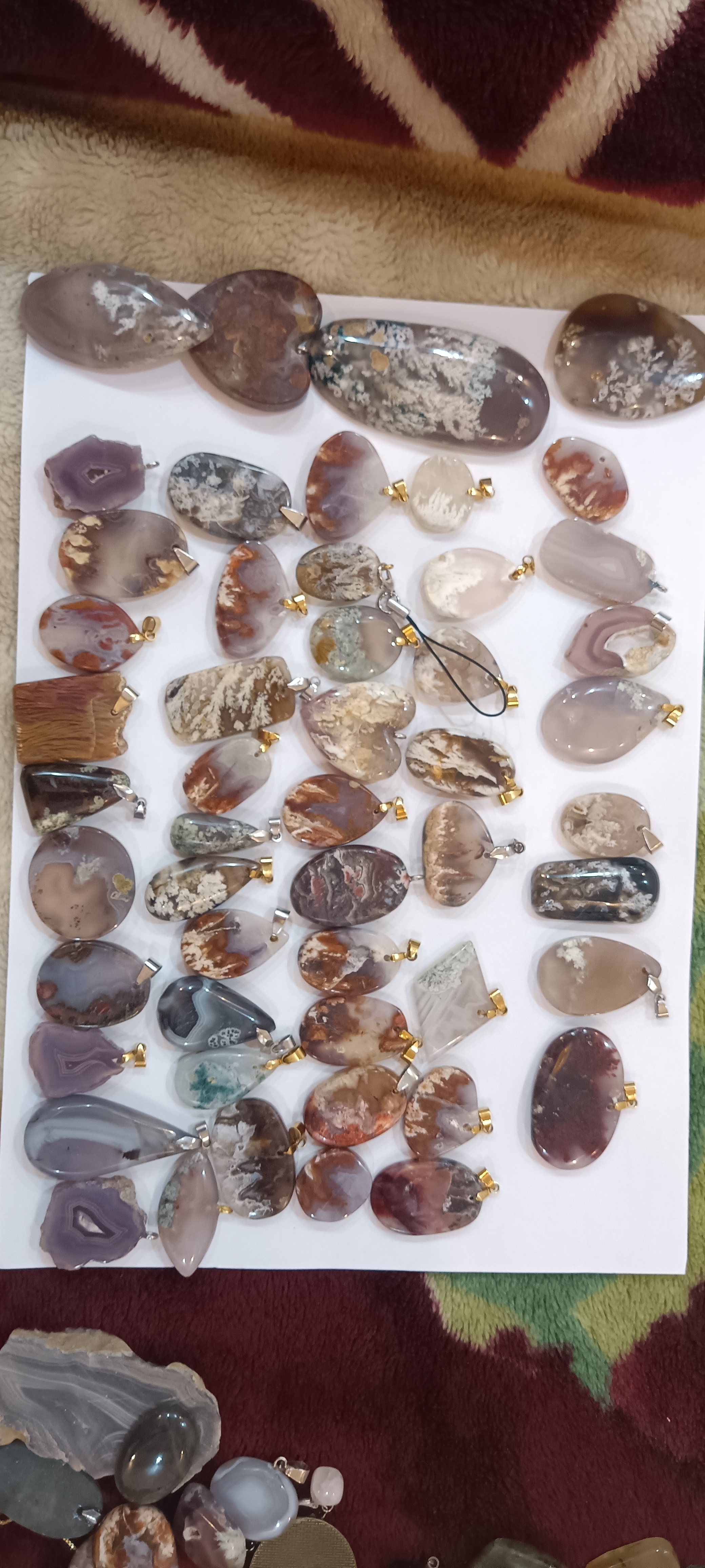 انواع مدل عقیق و سنگهای طبیعی معدنی