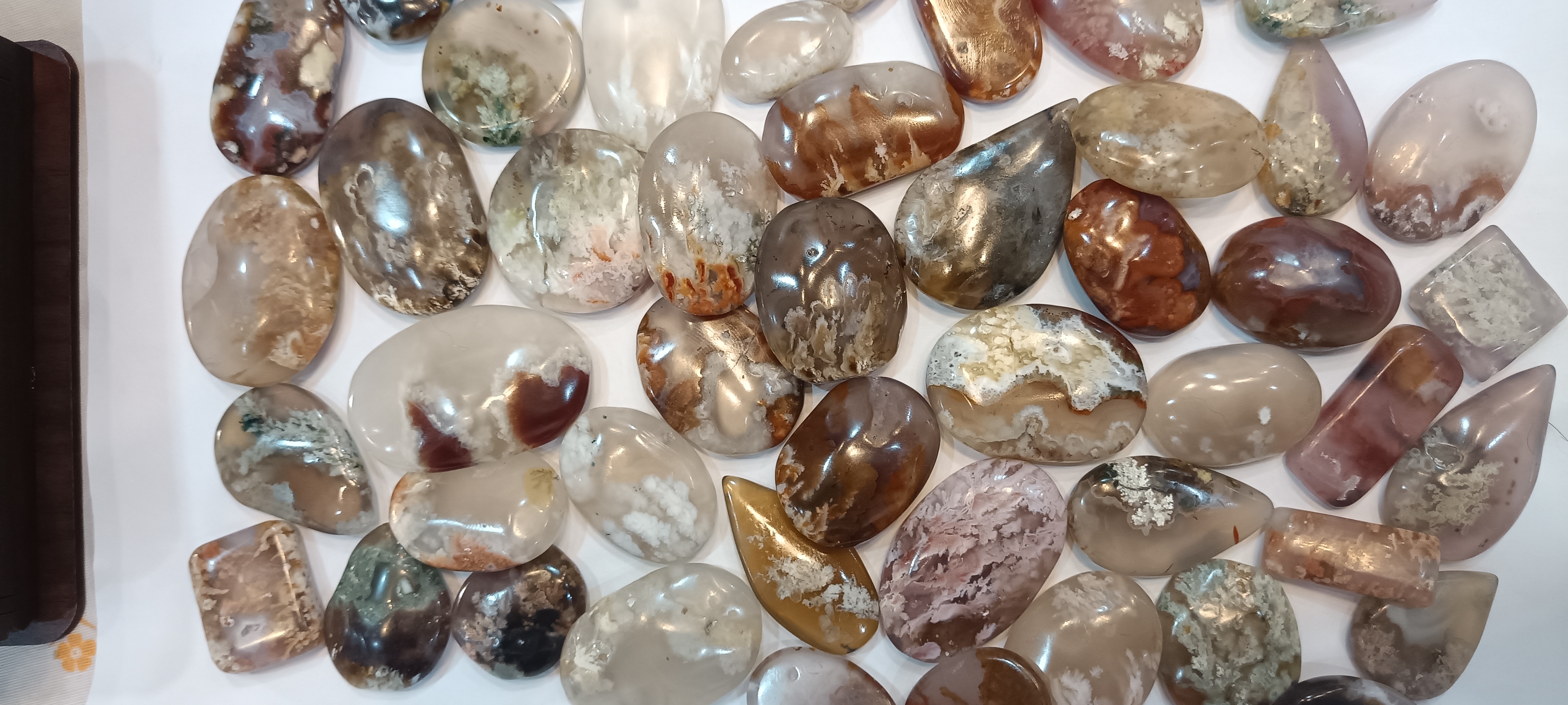 مدل گردنی عقیق شکوفه و درختی